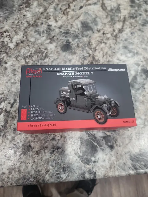 snap on atom mini bricks lego model t