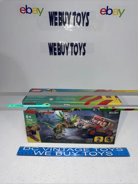 LEGO Jurassic World: Dilophosaurus Ambush (76958) - NEW FACTORY SEALED 🔥 🦖