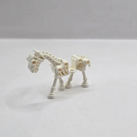 LEGO white skeleton horse animal figure glow in the dark