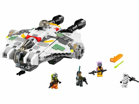 LEGO Star Wars 75053 The Ghost. 100% COMPLETE WITH FIGS & MANUAL. NO BOX. MINT!