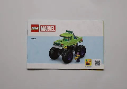 LEGO® Marvel 76312 The Hulk Truck vs. Thanos Instruction Manual Only!