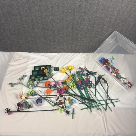LEGO Botanical Collection Flower Stems Bulk Lot Multicolor Floral Parts Pieces
