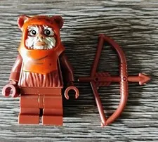 LEGO Star Wars Wicket Ewok Smart Minifigure sw1497 w/ Bow