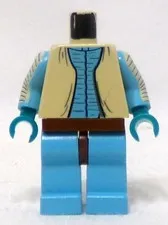 LEGO Star Wars 4501 sw0110 Greedo Tan Vest Torso And Legs Parts