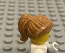 LEGO Girl Female Medium Nougat Minifure Ponytail Hair