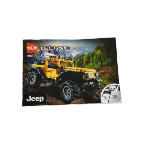 NEW INSTRUCTION ONLY Lego Technic 42122 Jeep Wrangler MANUAL ONLY NO BRICKS
