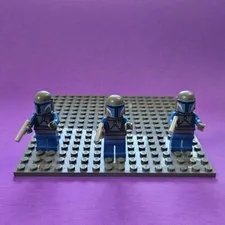 Lot Of 3 LEGO Star Wars Mandalorian Death Watch Warriors Minifigures Clone Wars