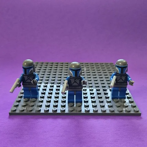 Lot Of 3 LEGO Star Wars Mandalorian Death Watch Warriors Minifigures Clone Wars