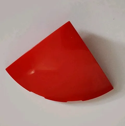Lego Red Slope, Curved 3 x 3 Corner Round 76797