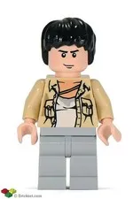 LEGO® Minifigure Indiana Jones iaj010 Satipo Shirt w/Black Pockets
