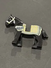 LEGO Horse, Prince of Persia 4493c01pb06 w/ Sand Blue and Gold Bridle Persian