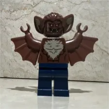 LEGO Minifigure Bat Winged Creature Brown, Plastic w/ Dark Blue Legs