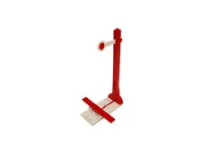 Lego® 4.5V TRAIN Railway 7720 156 161 183 Signal Signaling System RED
