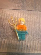 LEGO DC Super Heroes Aquaman Minifigure With Trident