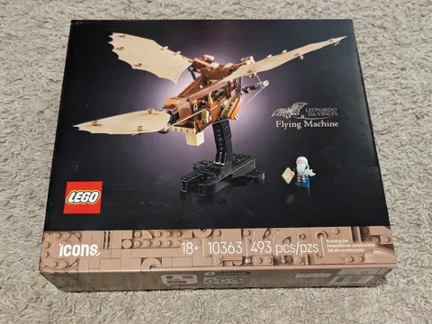 LEGO Icons Leonardo da Vinci's Flying Machine 10363 New Sealed 493 pcs