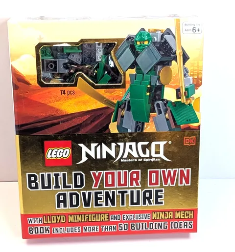 LEGO NINJAGO Build Your Own Adventure W/Lloyd Minifigure & Exclusive Sealed Rare