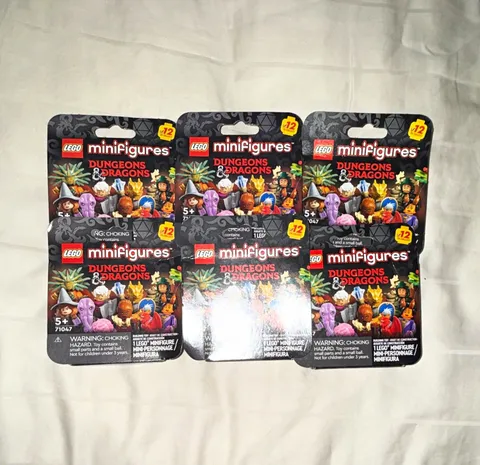 LEGO Dungeons & Dragons 71047 Blind Bag Pack Lot of 6 (1 Dragonborn Paladin)