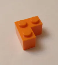 Lego x1 Orange 2x2 Corner Brick, 2357 (028-70)