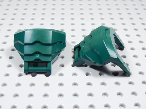 LEGO Lot of 2 Dark Green Chest Armor w/ Handle Mech BS