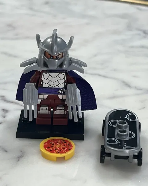 Lego TMNT Shredder Custom Printed Minifigure Teenage Mutant Ninja Turtles
