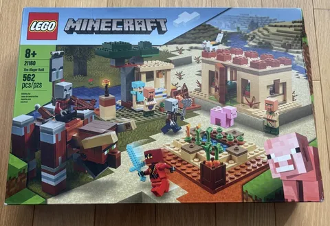 LEGO Minecraft The Illager Raid 21160 Retired New Sealed