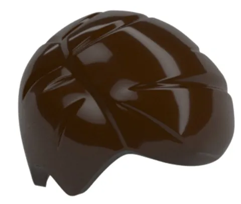 Lego New NEVILLE MINIFIG HAIR Dark Brown Short Combed Sideway Wig Part 86222 D39