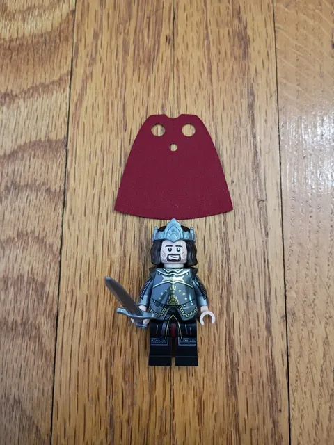 Lego Lord of the Rings King Aragorn minifigure from Minas Tirith
