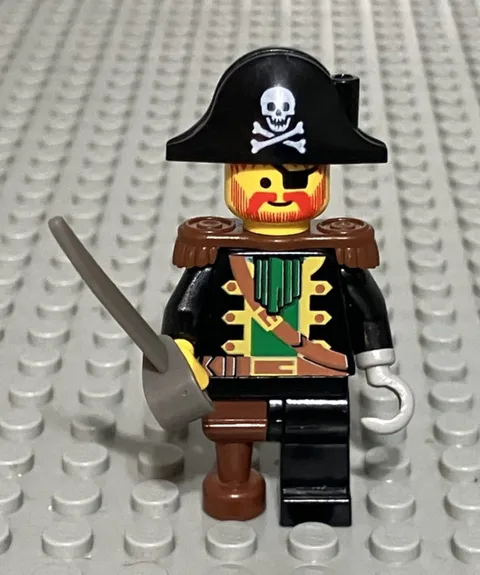 LEGO Minifigure - Pirates Captain Red Beard (Captain Roger) (pi055) - 6285 10040
