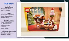 Lego Celebration Series: Gingerbread Train Ornament 40777, New, US, in hand