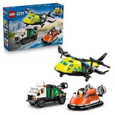 LEGO City 3in1 Airplane, Service Truck & Hovercraft Remix Toy - Mix & Match Mode
