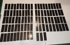 93 pieces Black Genuine Lego 2 x 6 Plate Part 3795 Goth Castle Star Wars WYSIWYG
