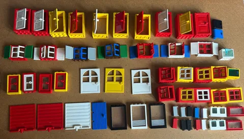 Lego Doors, Windows, Pieces, Misc. Lot