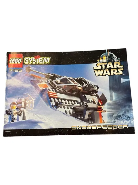 LEGO Star Wars 7130 Snowspeeder Instruction Manual Booklet ONLY 1999