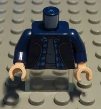 Lego figure accessories top torso dark blue with decor from Harry Potter