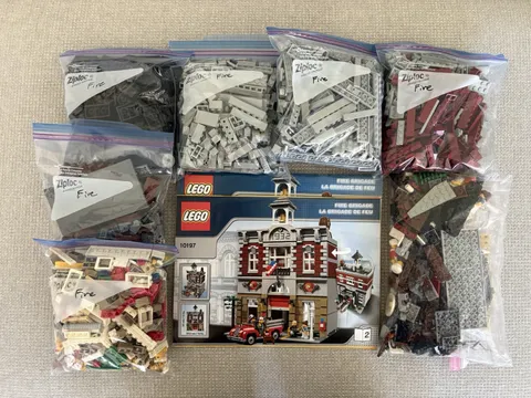 LEGO Creator: Fire Brigade (10197) | Near Complete W/ Instructions & Extra Parts