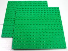 LEGO® 16x16 Plate Bright Green Lot #91405 Lot 2 Pieces