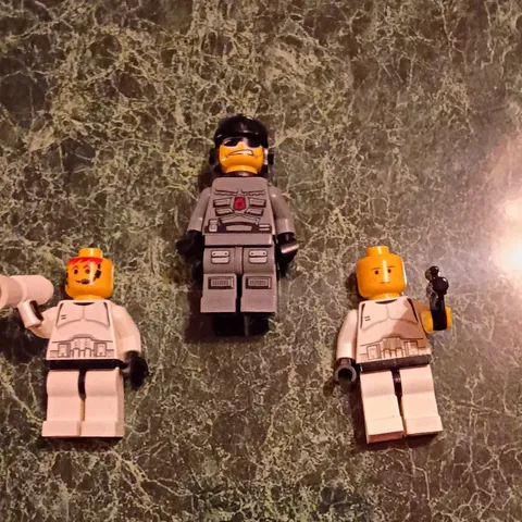 LEGO Star Wars Minifigure Lot of 3 Imperial Pilot & Stormtrooper w/ Gear