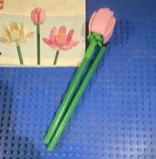 LEGO Lotus Flowers 40647 Botanical Collection Set 220pc Pink Green Age 8+