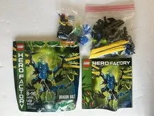 Lego Hero Factory Dragon Bolt 44009 - 100% Complete W/ Instructions & Bag