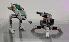LEGO Star Wars Clone Walker Lot 8014 & 9488 Builds Only No Minifigs