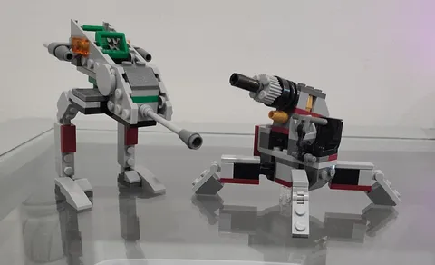 LEGO Star Wars Clone Walker Lot 8014 & 9488 Builds Only No Minifigs