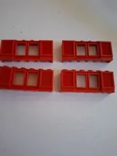 No 300. 4x Lego Windows From The 70s 1x6x2