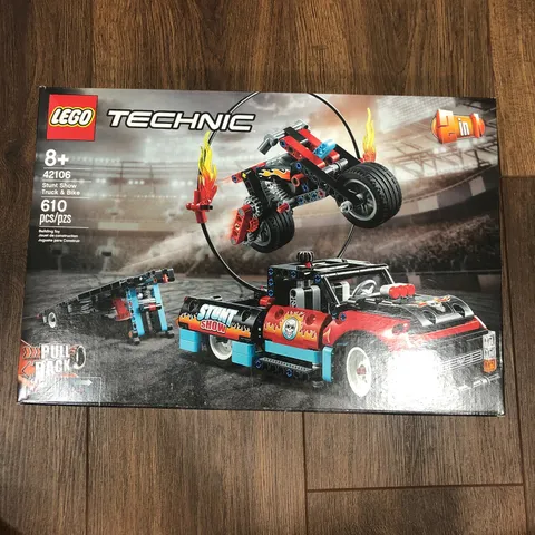LEGO Technic 42106 - Stunt Show Truck & Bike - 610 Pcs - Sealed RETIRED