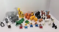 LEGO Duplo Lot of Zoo Animals Figures 27 Pieces