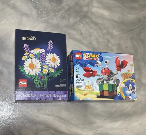LEGO Sonic The Hedgehog Crabmeat 40781 And Daisy’s 11508 Brand New Sealed
