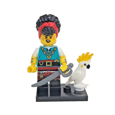 Lego Pirate Quartermaster Series 27 Collectible Minifigure CMF w/ Parrot & Stand