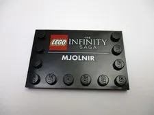 LEGO Marvel Infinity Saga MJOLNIR Display Name Plate Base 76209