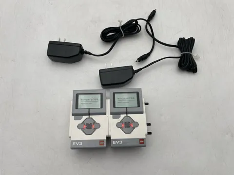 Lot of 2 Lego Mindstorms EV3 Intelligent Brick 45500 w/ Charger & Batteries