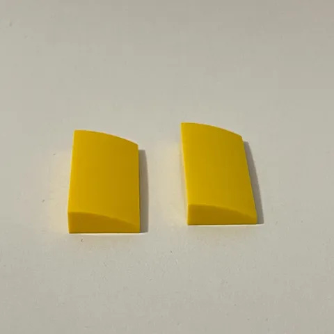 Lego 88930 Yellow Replacement Add-on Pieces Parts Lot of 2