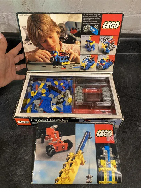READ! LOOK! Vintage 1979 Lego Engines Expert Builder Set #8858 Near Complete!